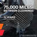 K&N High-Flow Original Lifetime Universal Clamp-On Air Filter: High Performance, Premium, Washable: Flange Diameter: 2.5 In, Filter Height: 5 In, Flange Length: 2 In, Shape: Round Tapered, RU-5174