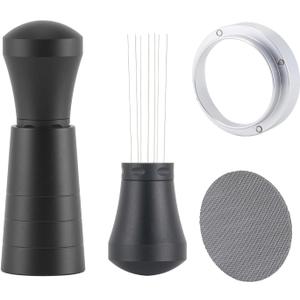 51mm WDT Tool Espresso Accessories Kit,GdHaHSP Dosing Funnel and Puck Screen Set,Espresso Stirrer Distribution Tool,Espresso Whisk for espresso tools