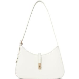 CLUCI Shoulder Bag for Women, Purses for Women, Handbag Hobo Bags Vegan Leather Crossbody Purse with Adjustable Strap (A-2 Off White)