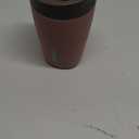 Owala SmoothSip Slider Insulated Stainless Steel Coffee Tumbler, Reusable Iced Coffee Cup, Hot Coffee Travel Mug, BPA Free 12 oz, Grey/ Brown (Cozy Cocoa)