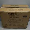 SLEEPLUX Dream Luxury Queen Air Mattress, Built-in Dual Pump, Stays Inflated All Night, 18 Double-High Blow-Up Airbed with Coil Beams, for Guests, RV Camping & Home