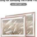 TV Frames 55" Only for Samsung The Frame TV/Pro TVs, Rose Gold | Deco Alloy Bezel Modern & Minimalist Styles, Easy Installation, Interchangeable Bezels for Home Decor, Easy Installation