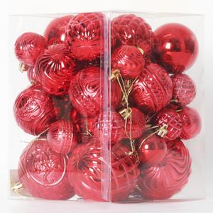 Christmas Ornaments Set Shatterproof Christmas Tree Decorations Multi-Size Christmas Ball Ornaments 
