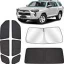 ZATOTOO Car Window Shades for 2017-2024 Toyota 4Runner Sun Shade for Windshield & Side Window, Blackout Car Window Cover for Privacy, Heat UV Ray Sun Blocker Privacy Window Curtain for Camp Nap, 8Pack