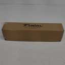 TONIAL Curtain Rods 32 to 115 Inch(2.6-9.6ft), Telescoping Splicing 3/4 Single Rods for Windows Decorative Drapery Rod with Acrylic Diamond Finial, Champagne Gold