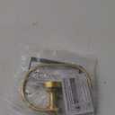 Franklin Brass Voisin (1-Pack) Hand Towel Ring Satin Gold Holder for Wall Mount Round Hanger for Kitchen, Bathroom Accessories VOI46-BB