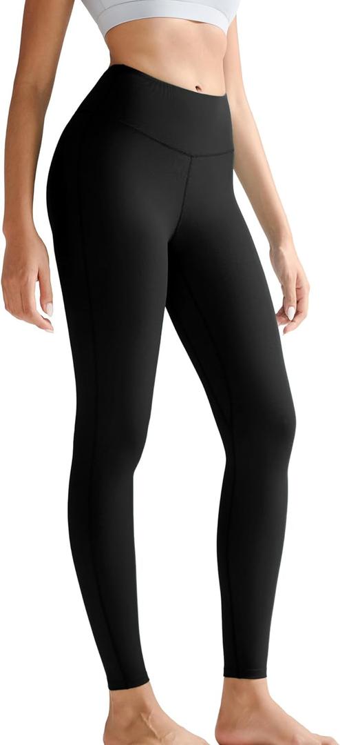 RUNNING GIRL High Waisted Leggings for Women,Tummy Control Workout Yoga Pants Compression Pants Buttery Soft (Black, XL)