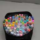 Alcohol Markers, 80 Colors Dual Tip Art Colored Markers for Adult Coloring Book, Painting, Drawing, Alcohol Based with Carrying Case for Adult Kids