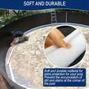 46.5" 16PCS Peel and Stick Pool Cove for 18' Round Above Ground Pool, Closed Cell Foam Peel and Stick Above Ground Pool Cove with Adhesive Backing, Protect Pool Liner, Prevents Excess Wear
