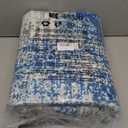 SIPIHA 5x7 Area Rugs for Living Room, Machine Washable Vintage Rug, Non-Slip Low Pile Throw Rugs with Rubber Backing Foldable Washable Carpet for Bedroom Dining Room Home Decor, Blue