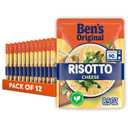 BEN'S ORIGINAL Risotto Cheese Flavored Rice, Easy Dinner Side, 8.5 oz Pouch (Pack of 12) (EXP 05/01/26)
