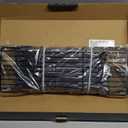 Bathtub Tray Caddy for Luxury Bath Expandable Extra Wide Bath Tub Tray with Natural Marble Tray and Mobile/Tablet Stand, Ideal for Home Spa Lovers (Black + White)