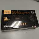 TitanFlex Disposable Nitrile Exam Gloves, 6-mil, Black, Heavy Duty, Latex Free, Food Safe for Cooking & Food Prep, XL