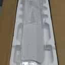 48" White Weatherproof Industrial Ceiling Fan High-Performance DC Motor Wall Control Ideal for Outdoor Patios, Gyms & Warehouses, Medium