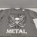 Make America Metal Again Vintage 80s Rock Skeleton With T-Shirt, M