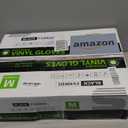 Black Vinyl Gloves, Food Grade Gloves Disposable Latex Free & Powder Free, Guantes for Cleaning Cooking Food Prep (Medium)