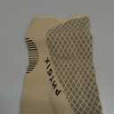 Physix Gear Knee Compression Sleeve for Men & Women - Best Compression Knee Brace for Walking, Running, Gym, Basketball, Weightlifting,Workout, Sports - Knee sleeves Support Compression & Stability (XL, Beige/Black)