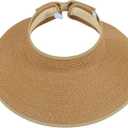 Simplicity Women Beach Hat Sun Hats for Women Sun Hat for Women Sun Visors for Women Straw Beach Hat Visor for