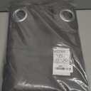 NICETOWN Thermal Insulated Grommet Blackout Curtains for Bedroom (2 Panels, W42 x L63 -Inch, Grey)