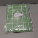 2 x Rectangle Vinyl Table Cloth 30x72, Waterproof Elastic Fitted Tablecloth with Flannel Backing, Plastic Table Cover for Picnic, Camping, Outdoor, Sage Green