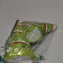 JOICEE 3 Pcs Christmas Cone Trees, Green Artificial Plush Fur Surface Christmas Tree Decorations Fuzzy Trees with Snowflakes Santa Hat for Xmas Table Mantel Entryway Centerpieces Home Room Decor