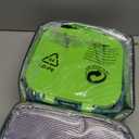 Lunch Box with Bento Box, with Leak Proof Thermo Food Jar, Preppy Corduroy Insulated Lunch Bag for Boys Girl Kids Teens School Travel Picnic (Green)