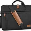 ESTARER Laptop Bag 17-17.3 Inch, Computer Bags for Men Water-resistant Nylon Laptop Case Slim Laptop Sleeve Fits Hp/Dell/Asus/Lenovo/Acer, Black