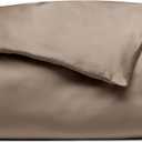 Cozy Earth Luxury Duvet Cover Queen - 100% Viscose from Bamboo - Ultra-Soft, Cooling & Lightweight Duvet Cover - Temperature-Regulating Bedding with Concealed Zip & Interior Snap Closures - Walnut