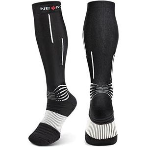 NEENCA Compression Socks, Medical Athletic Calf Socks for Injury Recovery & Pain Relief, Sports Protection—1 Pair, 20-30 mmhg Size XXL