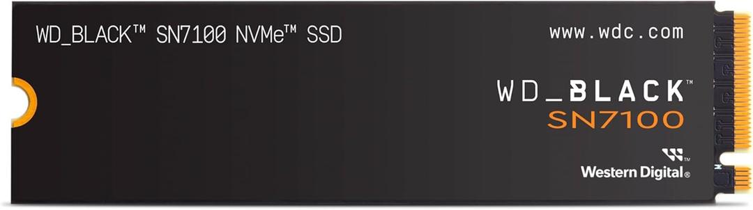 WD_BLACK 1TB SN7100 NVMe Internal Gaming SSD Solid State Drive - Gen4 PCIe, M.2 2280, Up to 7,250 MB/s - WDS100T4X0E [New Version]
