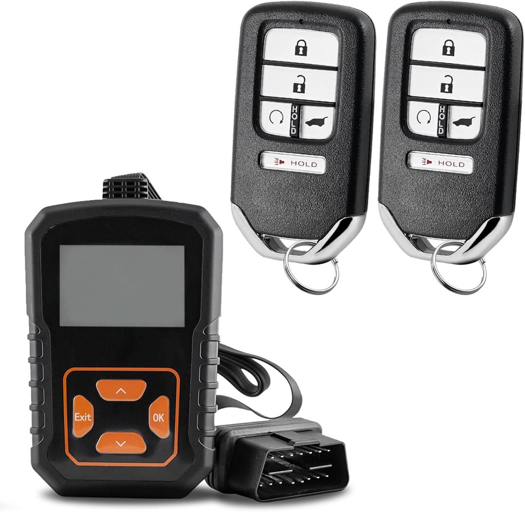 DIY Key Fob Replacement Kit for 2016-2021 Hon-da Pilot | 2017-2022 Hon-da CRV | 18-21 Civic Keyless Entry Remote Control KR5V2X for Honda Key fob 2pcs