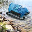 HEETA Dry Bag Waterproof for Women Men, 5L/10L/20L/30L/40L Roll Top Lightweight Dry Storage Bag Backpack with Phone Case for Travel Swimming Boating Kayaking Paddle Board Camping Beach Accessories (Blue)