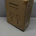 Set of 2 Rustic Table Lamps for Living Room Bedroom, Farmhouse Vintage Nightstand Lamp with 2 USB Ports, Hollow Out Resin Lamp for End Table with Nightlight, Bulbs Included (Wash White)