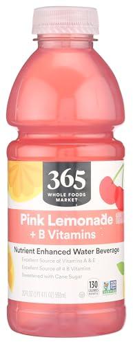 365 by Whole Foods Market, Nutrient Enhanced Water, Pink Lemonade + B Vitamins, 20 Fl Oz Best By 03/30/2026