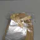 Christmas Woven Gift Basket with Gift Bags and Ribbons 12"x8"x5" Empty Cotton Rope Storage Basket for Birthdays, Baby Showers, Wedding DIY Presents(White, Coffee)