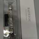 Narrow Metal Band Compatible with Apple Watch Bands (Series 11 10 9 8 7 6 5 4 3 2 1 SE Ultra), Dressy Thin Stainless Steel iWatch Bands for Women, Size: 42mm(Series 11 10)/41mm/40mm/38mm