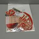 31 PCS Christmas Garage Door Decorations Glow in The Dark Magnets - Magnetic Merry Xmas Ball Holiday Refrigerator Fridge Cruise Kitchen Decor (Red Green Gold)