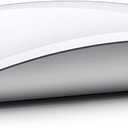 Apple Magic Mouse: Wireless, Bluetooth, Rechargeable. Works with Mac or iPad; Multi-Touch Surface - White