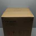 COSIEST Outdoor Antique Beige Side Table Faux Wood, Hand-Painted Wood Stump Stool, Ottomans, Plant Stand, Deck or Garden (1PC)