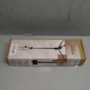 Vlogging Tripod for Phone and Camera, 60" Tripod Stand for iPhone and Android with 3 Cold Shoes for Light and Microphone (Both are not Included), Selfie Stick with Remote for Video Recording (60 Inch, Black)