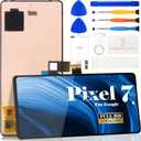 OLED for Google Pixel 7 Screen Replacement for Google Pixel 7 LCD Digitizer Repair Kits for Google Pixel 7 GVU6C GQML3 Display Touch Screen Assembly Replacement with Frame (with Fingerprint)