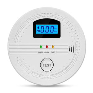 2 in 1 CO & Smoke Alarm,Carbon Monoxide Detectors, with Battery, Smoke Detector,85dB in Alarm,for Home and Kitchen,LCD Screen,Easy to Install