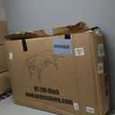 BestMassage Massage Bed Portable Massage Table 24 inch Wide Lash Bed Height Adjustable 2 Folding Spa Table with Non-Woven Bag for Spa Footmassage Facial CareSpa Tattoo (Black)