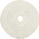 Christmas Tree Skirt, 36 Inches Knitted Christmas Tree Skirt, Chunky Cable Knit Thick Rustic Christmas Tree Decorations, Christmas Decor Xmas Holiday Home Party Decorations (White)