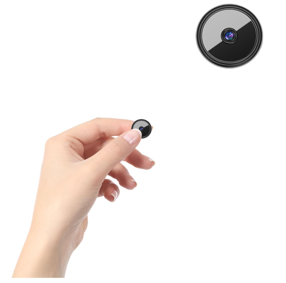 RFAWKNG 1pcs Only 0.9 inch Hidden Camera with Audio/Video Mini Small Spy Home Indoor Night Vision Motion Detection Baby Monitor Wireless Outdoor Nanny WiFi espias Security Secret (1, Black, mini)