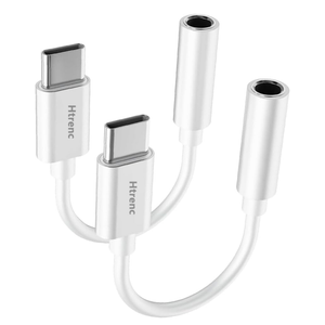 USB C to 3.5mm Headphone Jack Adapter for iPhone17/ iPhone 16/16 Pro/15/15 Pro/Pro Max/Plus, Type C Aux Audio Dongle Cable Cord Compatible with iPad, Samsung Galaxy S23/S23/S22/S21, MacBook（2 Pack）