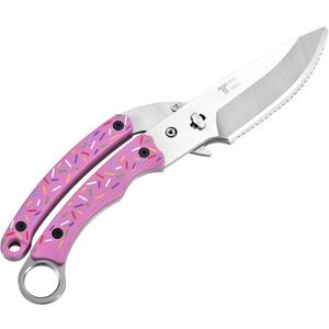 2 x Heavy Duty Kitchen shears, all Purpose shears for food, Poultry Scissors, Stainless Steel Kitchen Scissors for camping, baking G10 Donut Pink