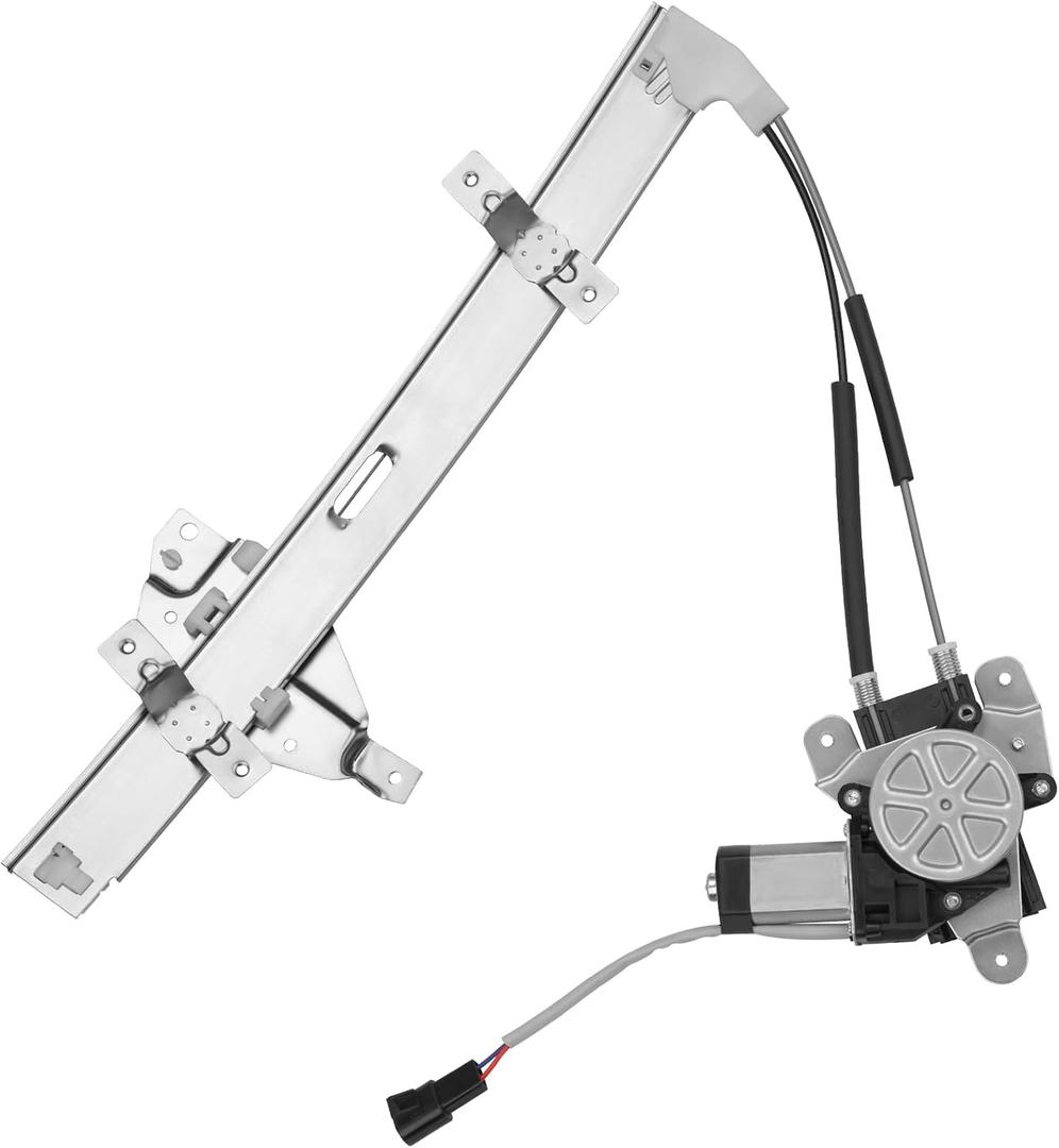 Obaee 741-637 Front Left Driver Side Power Window Regulator with Motor Compatible with Buick Century 1997-2005, Regal 1997-2004/ Oldsmobile Intrigue 1998-2002 Sedan, Replace OE 10334397, 10315144