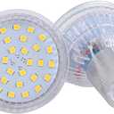 MR16 led spot Light GU10 4W 85-265V 120V Non-dimmable 120 Degree 3000k Warm White Soft White LED Spotlight 35w Halogen Bulb Replacement (Warm White 3000K 6pcs)