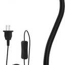 LED Machine Light with Strong Magnetic Base and Flexible Gooseneck for Lathe and Drill Press, 1200 Lumens, 12W 120V